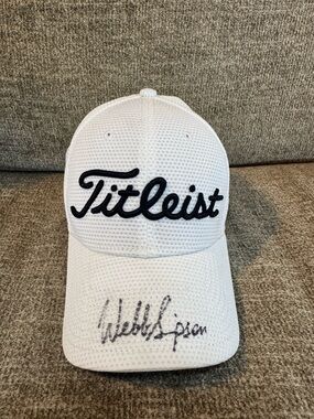 Titleist Pro V1 White Golf Hat with Signature Webb Simpson Size Large/X-Large